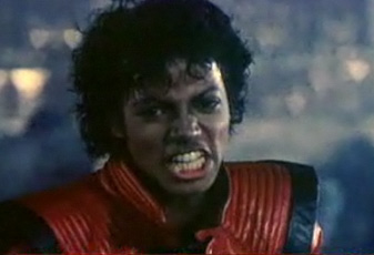 During his Thriller phase.