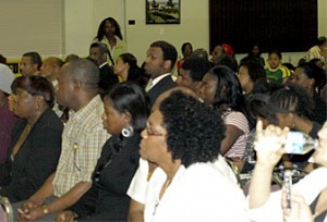A section of the rapt audience at the Jamaica Diaspora Canada summit.