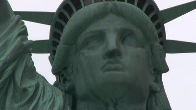 Statue of Liberty from a U.S. National Park Service video.